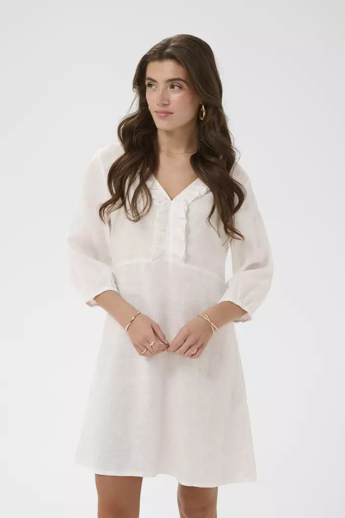 Cream CRBellis Frill mekko - Muotipiste naisten vaatteet - 10614764 - 1