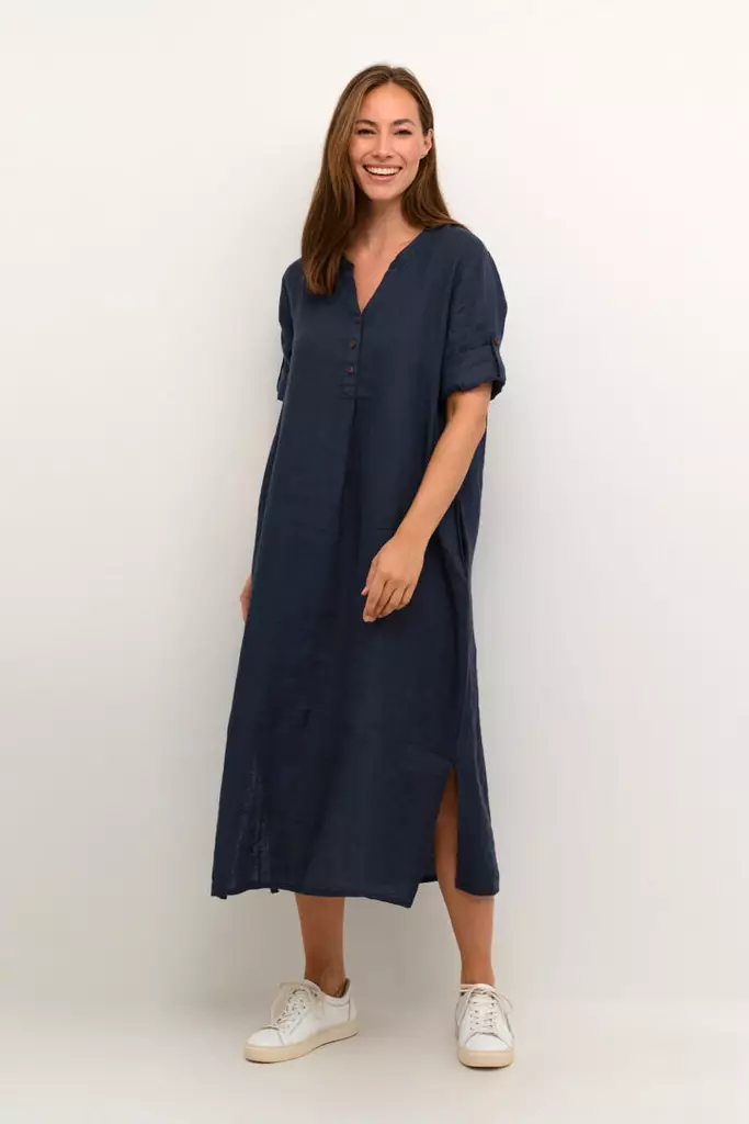 Cream pellava mekko - Muotipiste naisten vaatteet - 10611577 - 1